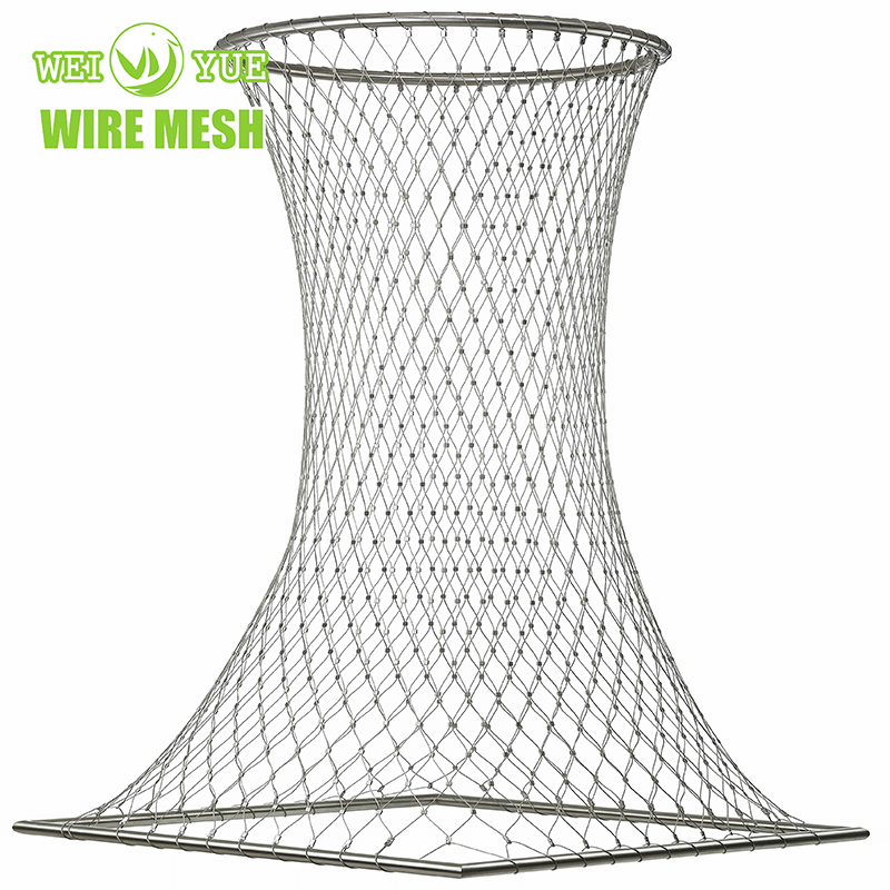 X-Tend 304 316 Stainless Steel Cable Mesh Ferrule Wire Rope Mesh For ...