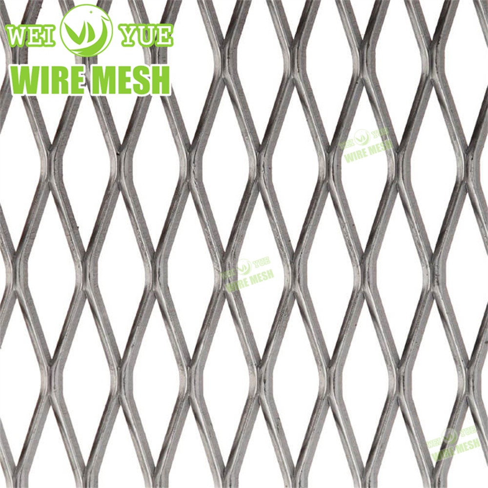 High Quality Stainless Steel Small Holes Micro Expanded Metal Aluminium Flattened Sheet Wire Price Expand Facade Cladding Expanded Metal Mesh