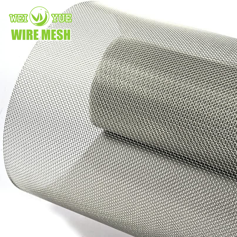 SS304 SS316 1-500mesh Stainless Steel Plain/ Twill/ Dutch Woven Crimped Square Metal Mesh Sieving Screen Filter Wire Mesh