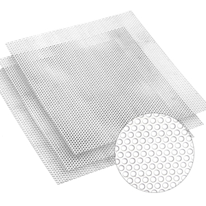 Round Hole Galvanized or Aluminum or Stainless Steel Perforated Metal Mesh Metal Panel 