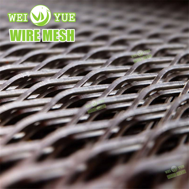 Factory Aluminum Plate Protecting Flattened Expanded Metal Sheet Wire Price Galvanized Diamond Hole 1mmm Thickness Expanded Metal