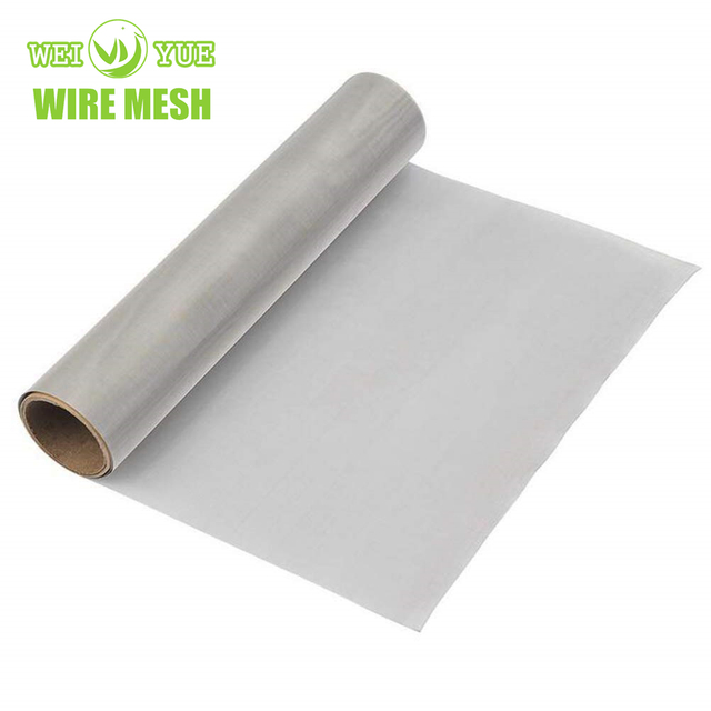 Ultra Fine 304 316 Filter Mesh 100 120 150 160 200 Micron Stainless Steel Metal Woven Screen Wire Mesh