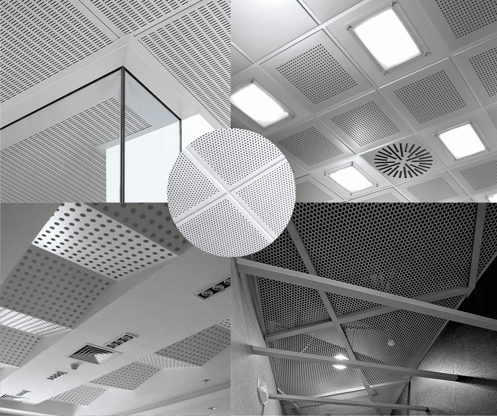 Perforated Metal Ceiling Tiles