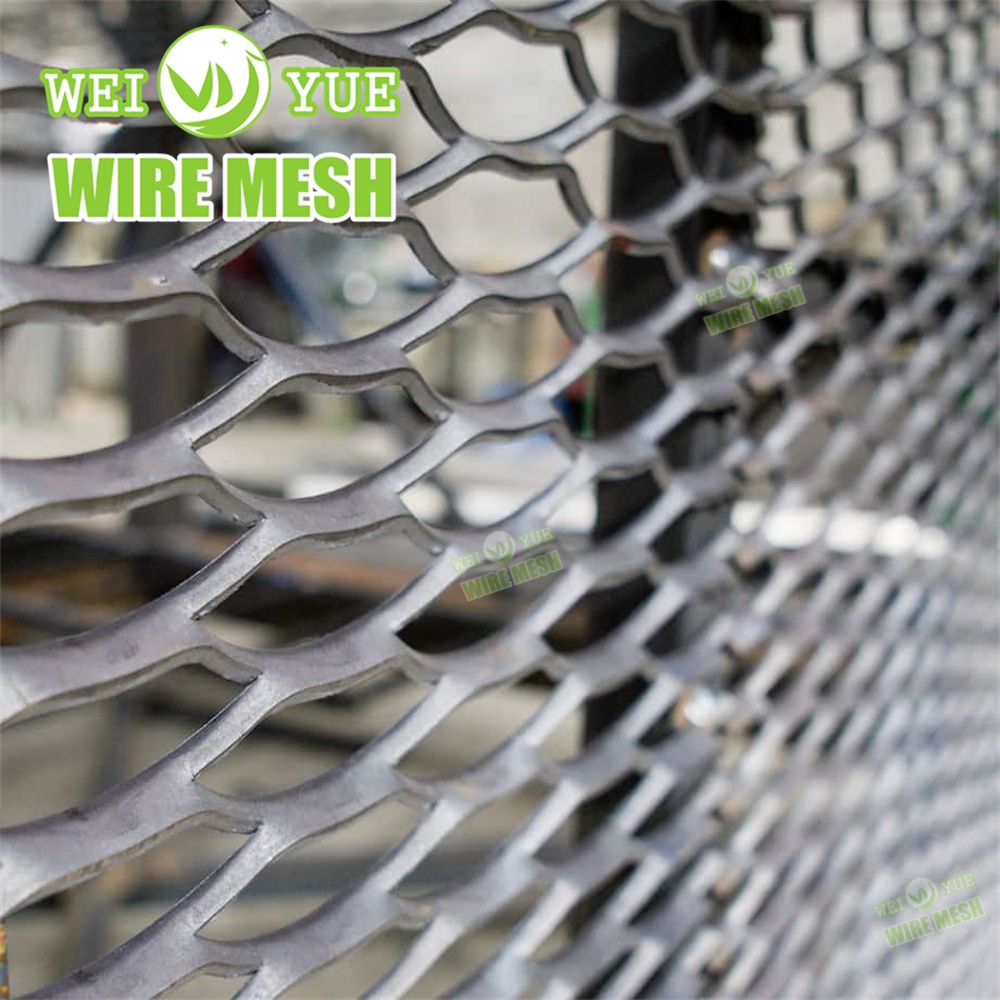 High Quality Stainless Steel Small Holes Micro Expanded Metal Aluminium Flattened Sheet Wire Price Expand Facade Cladding Expanded Metal Mesh