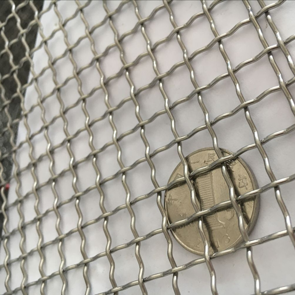 Stainless Steel/Galvanized Steel Crimped Wire Mesh BBQ Barbecue Grill Mesh