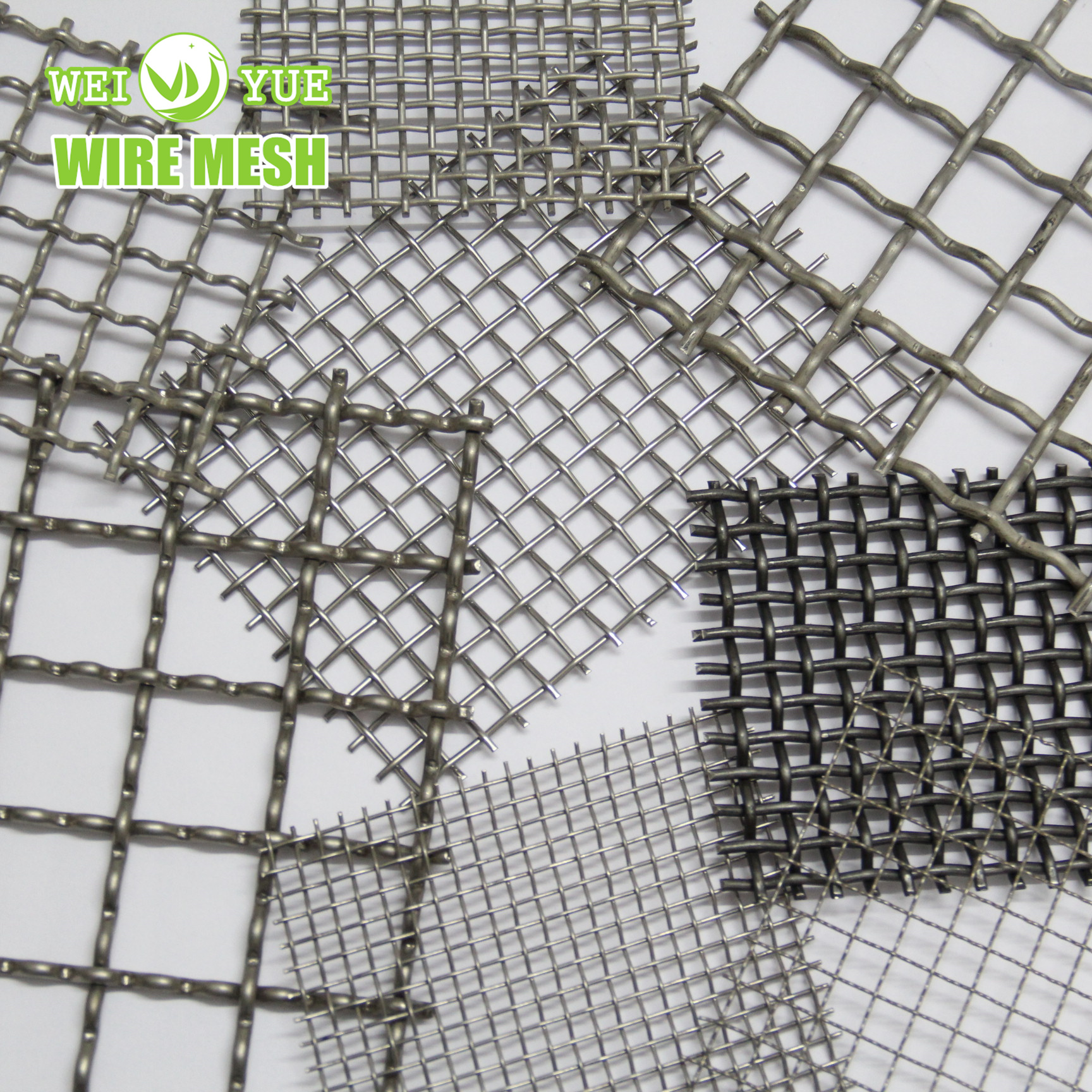 304 Stainless Steel/Iron Crimped Wire Mesh Panel