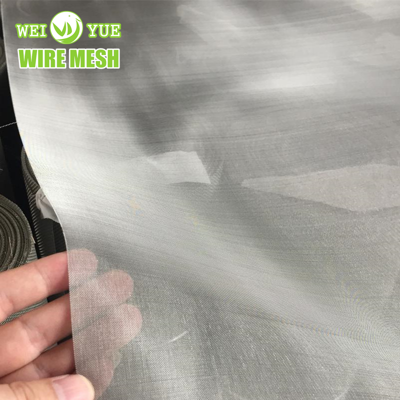 SS316L 400 Mesh 0.03mm Wire Diameter Stainless Steel Wire Mesh Precision Battery Powder Filtration