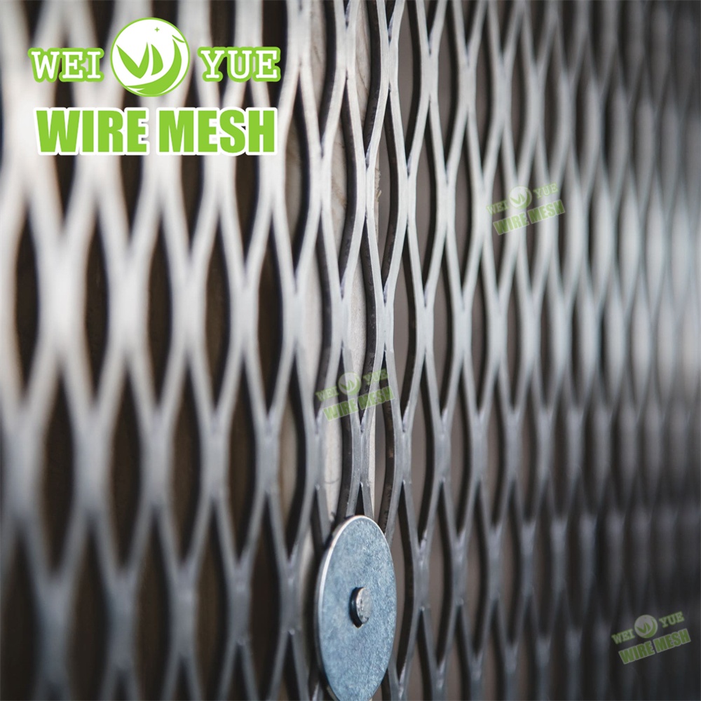 High Quality Stainless Steel Small Holes Micro Expanded Metal Aluminium Flattened Sheet Wire Price Expand Facade Cladding Expanded Metal Mesh