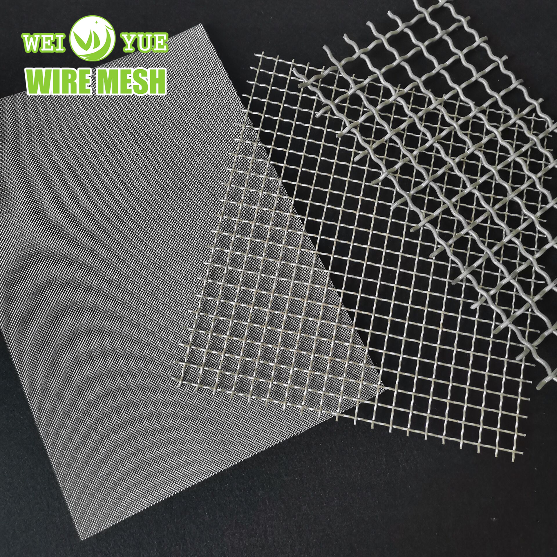 304 Stainless Steel/Iron Crimped Wire Mesh Panel