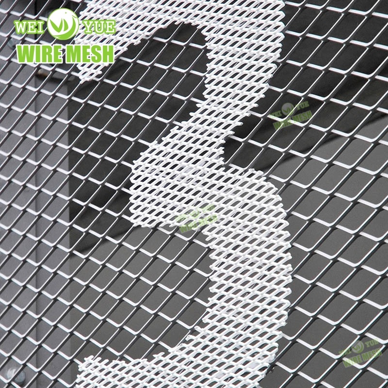 Decorative Aluminum Expanded Metal Mesh Wall Panels/Aluminum Exterior Wall Panel Grating Protecting Diamond Mesh with Good Price