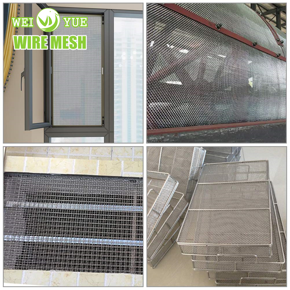 Ultra Fine 304 316 Filter Mesh 100 120 150 160 200 Micron Stainless Steel Metal Woven Screen Wire Mesh