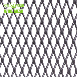 Aluminium Expanded Mesh Galvanized Decorative Mesh Metal Sheet Building Facade Panels for Suspended Ceiling Punching Process