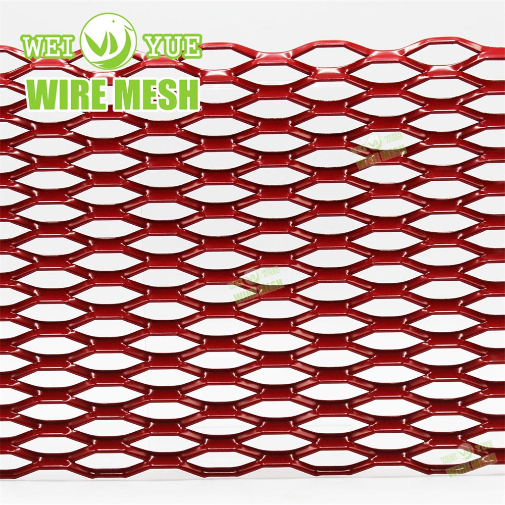 Factory Aluminum Plate Protecting Flattened Expanded Metal Sheet Wire Price Galvanized Diamond Hole 1mmm Thickness Expanded Metal