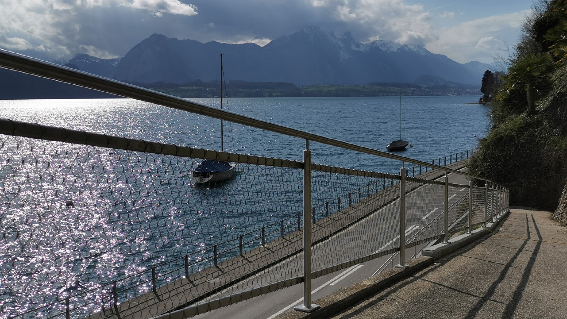 cable mesh project display, weiyue wire mesh