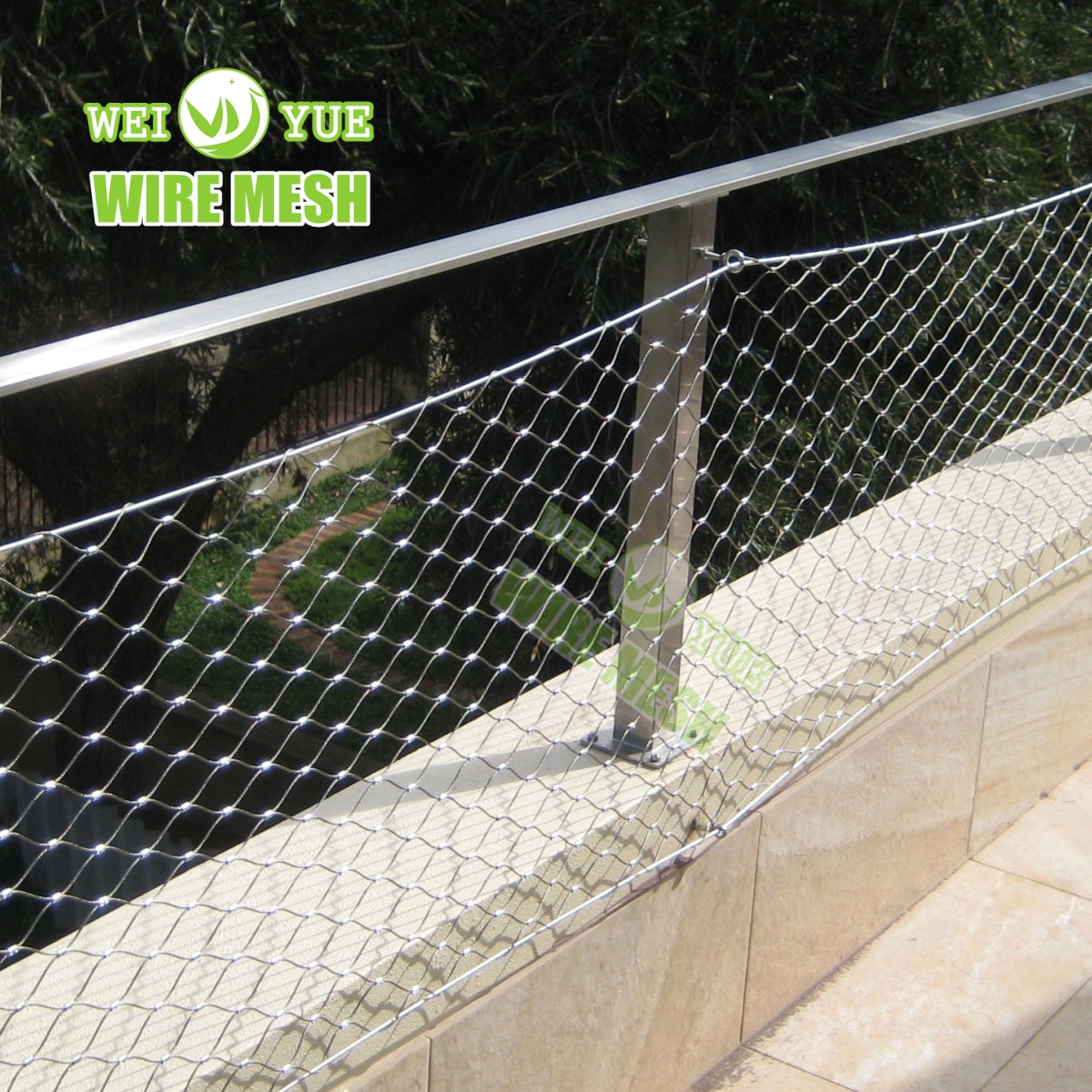 Stainless steel rope mesh