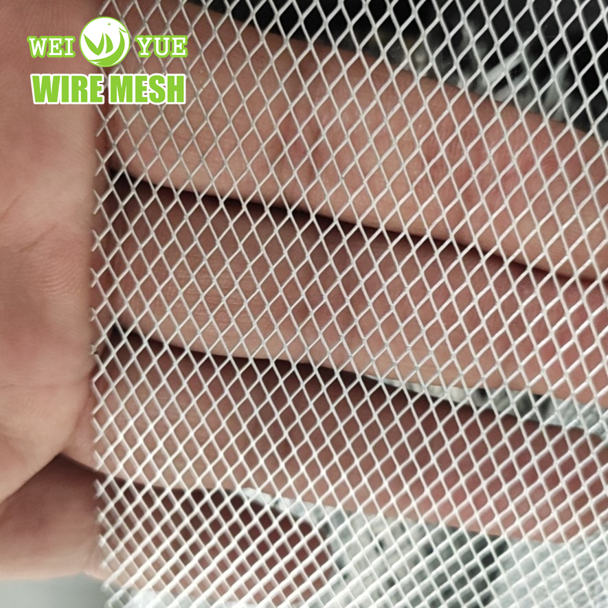 Aluminium Expanded Mesh Galvanized Decorative Mesh Metal Sheet Building Facade Panels for Suspended Ceiling Punching Process