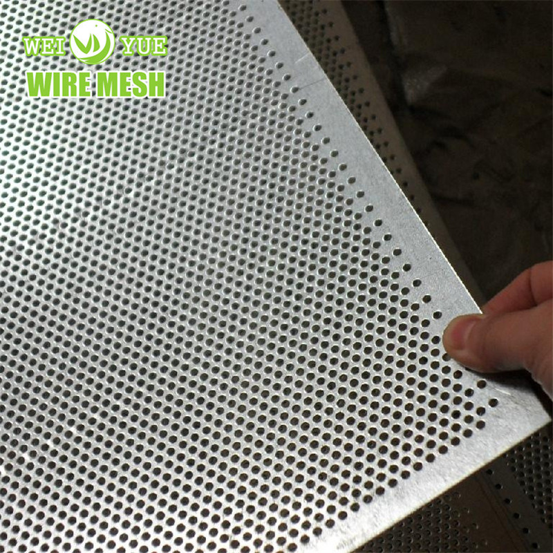 Round Hole Perforated Metal Mesh