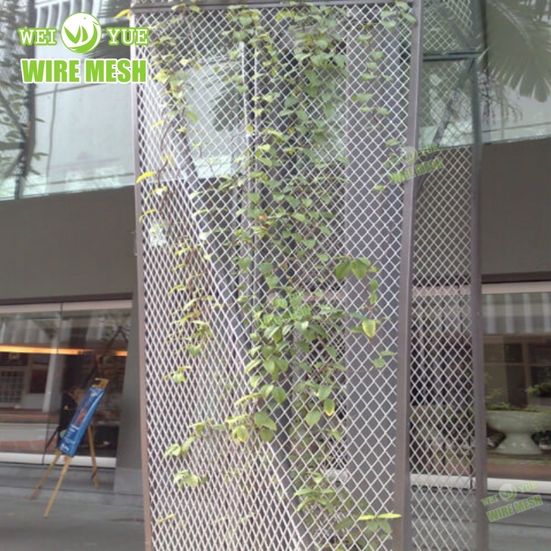 Decorative Aluminum Expanded Metal Mesh Wall Panels/Aluminum Exterior Wall Panel Grating Protecting Diamond Mesh with Good Price