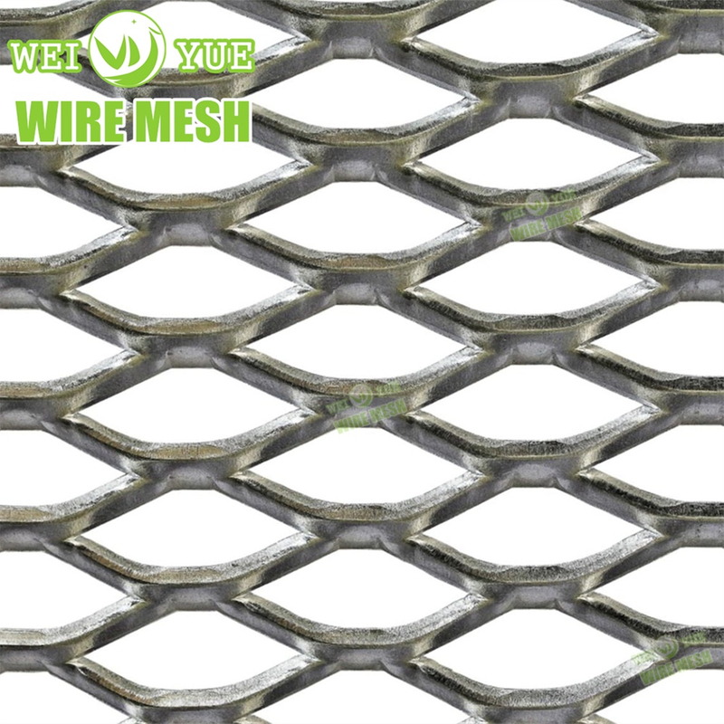High Quality Stainless Steel Small Holes Micro Expanded Metal Aluminium Flattened Sheet Wire Price Expand Facade Cladding Expanded Metal Mesh