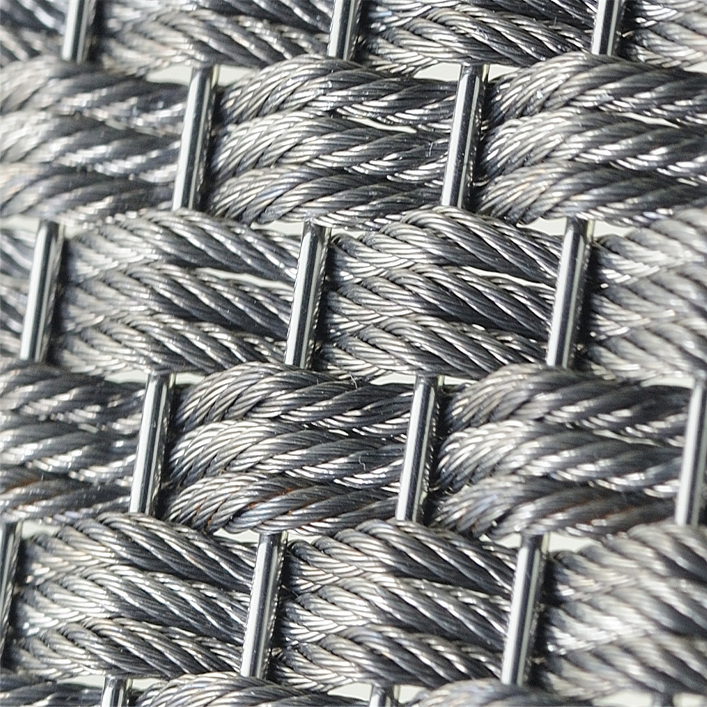 Stainless steel Cable-rod Woven Mesh