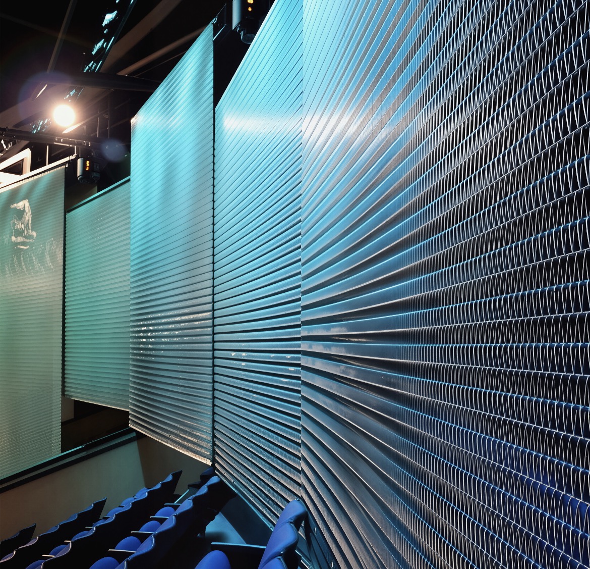 Interior curtain wall
