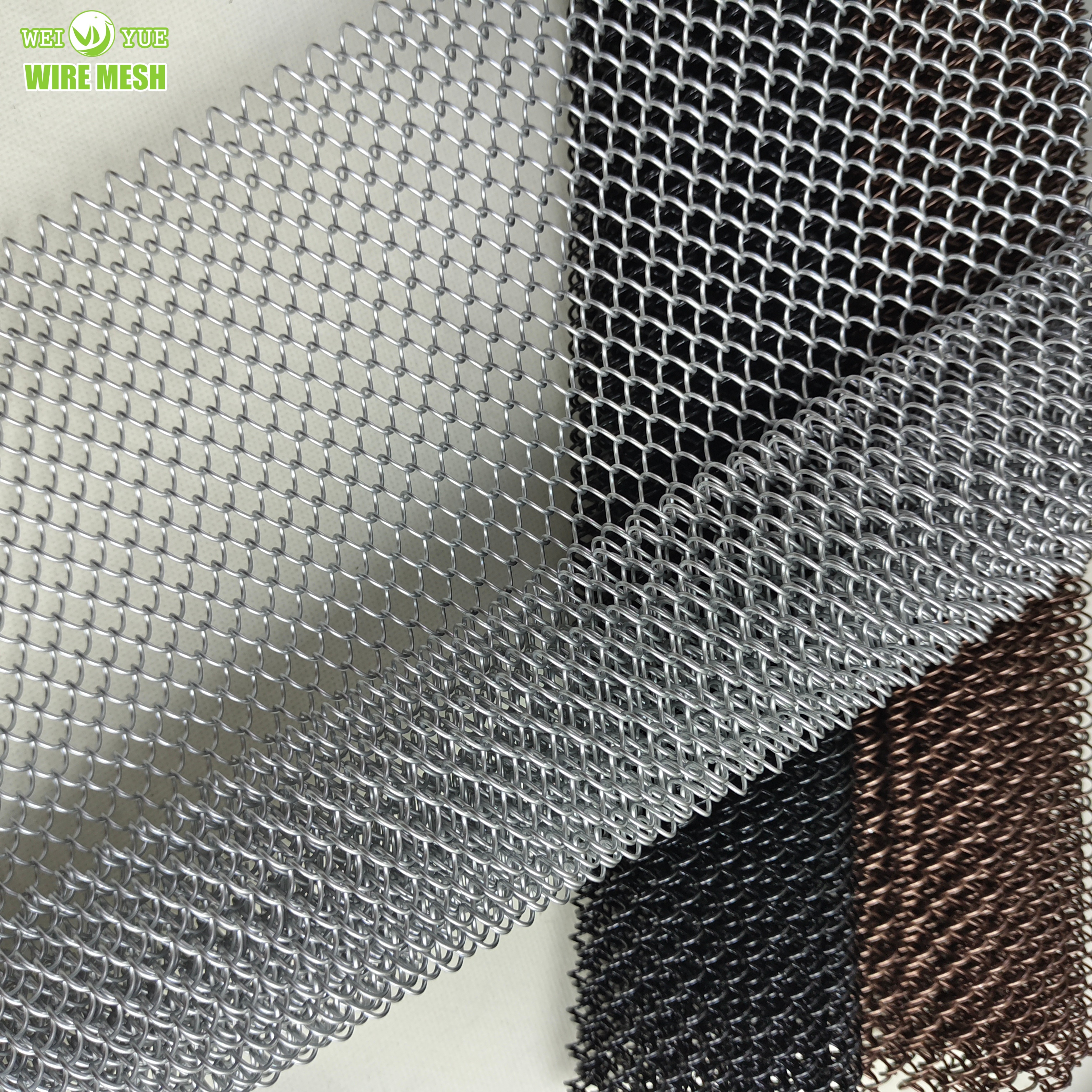 Metal Mesh Curtain Metal Coil Curtain Metal Cloth Metal Coil Drapery