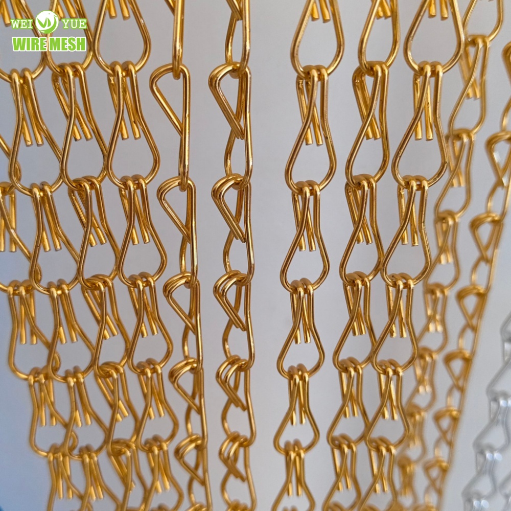 double hook chain link curtain29