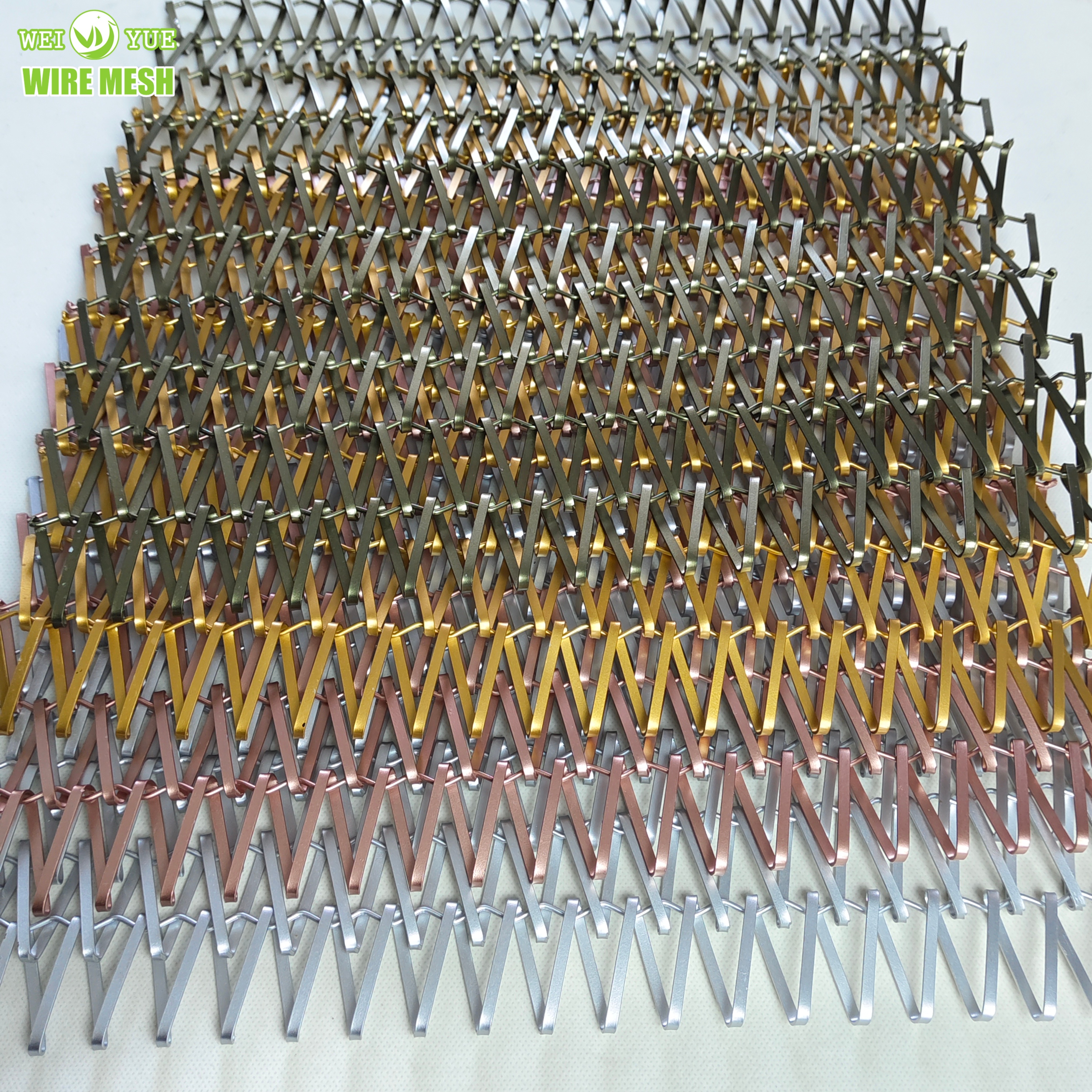 Decorative Conveyor Belt for Stainless Steel 